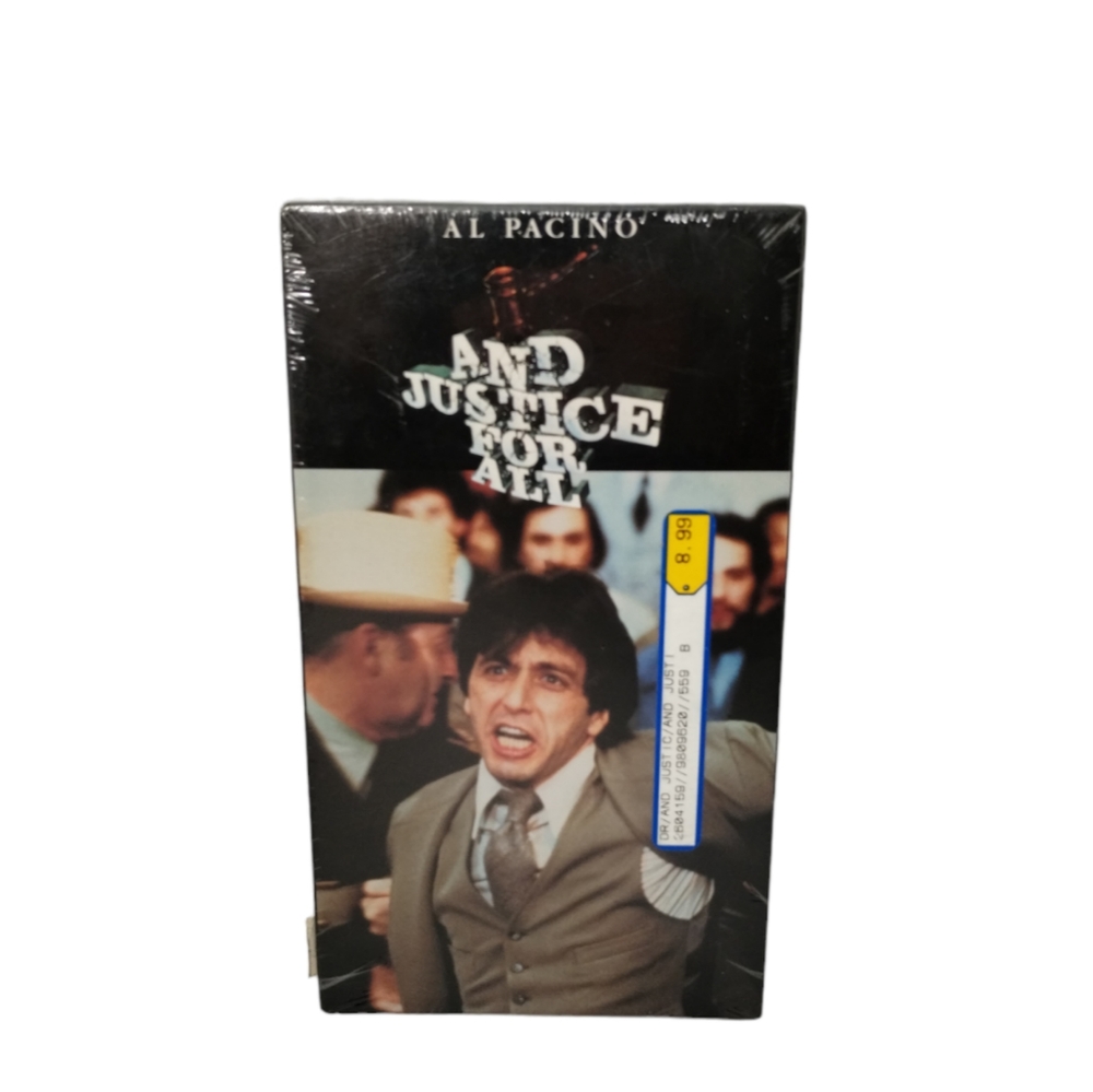 And Justice for All VHS Factory Sealed Watermark Brand New Al Pacino Jack Warden